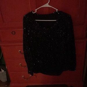 Nice spring sweater with transparency on the back